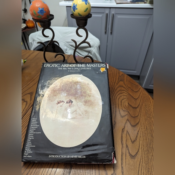 Hard Cover Book. Erotic Art of the Masters.  Dust Jacket attached. - Picture 3 of 6